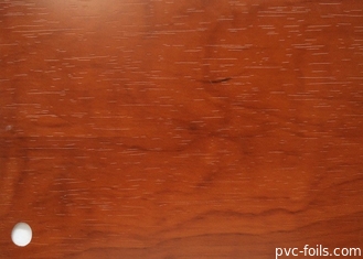 दरवाजे की सतह की चौड़ाई 1400mm के लिए Apple वुड कलर PVC मेम्ब्रेन फॉयल