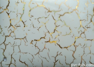 फाड़ना सतह के लिए अग्निरोधक उच्च चमक मुद्रित पीवीसी सजावटी फिल्म