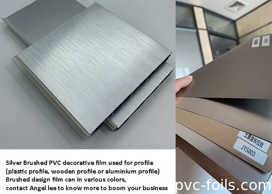 वाटरप्रूफ PVC सजावटी फिल्म की मोटाई 0.14mm फ़्री कोटिंग