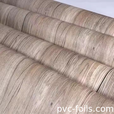 सुपर मैट वुड ग्रेन पीवीसी फर्नीचर लैमिनेशन फिल्म - आसान सफाई और रखरखाव