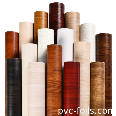 DIY-Friendly PVC Decorative Film For Furniture Makeover मैट वुड ग्रेन फिनिश