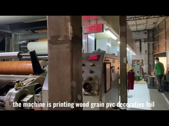 Furniture Pvc Membrane Sheet Wood Design Decoration 0.3mm 0.4mm