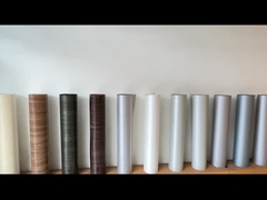 फर्नीचर कवरिंग के लिए पीला ठोस रंग पीवीसी फ़ॉइल 0.05 मिमी-0.50 मिमी